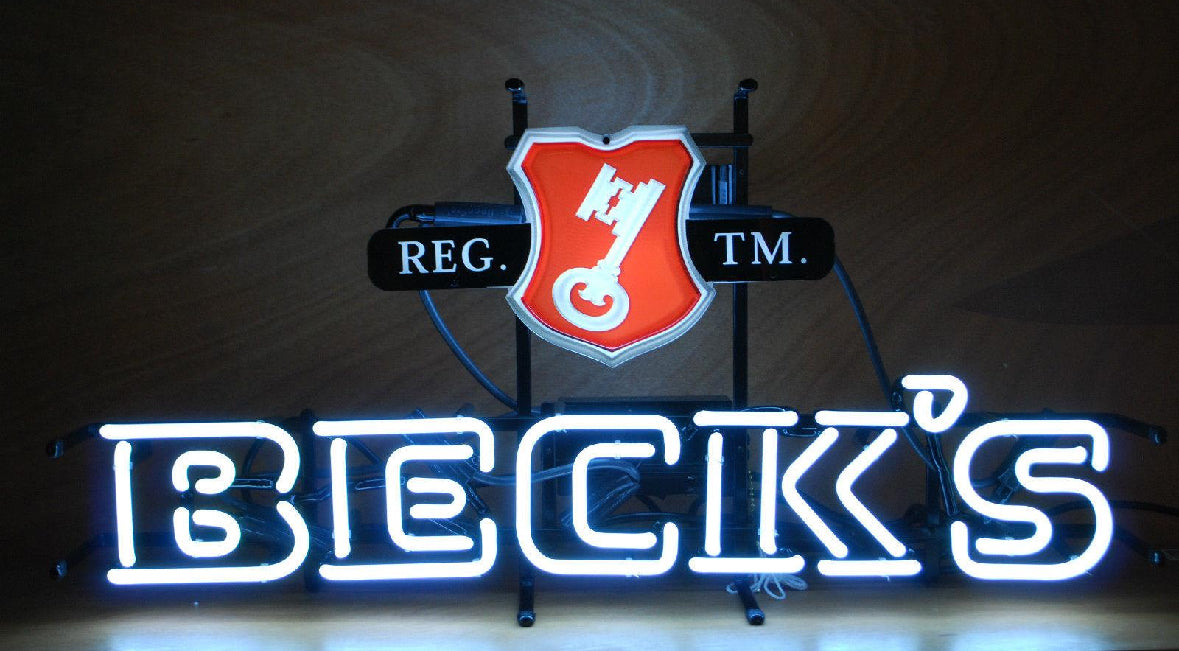 Shield for Beck’s Neon Sign Plastic Replacement Panel