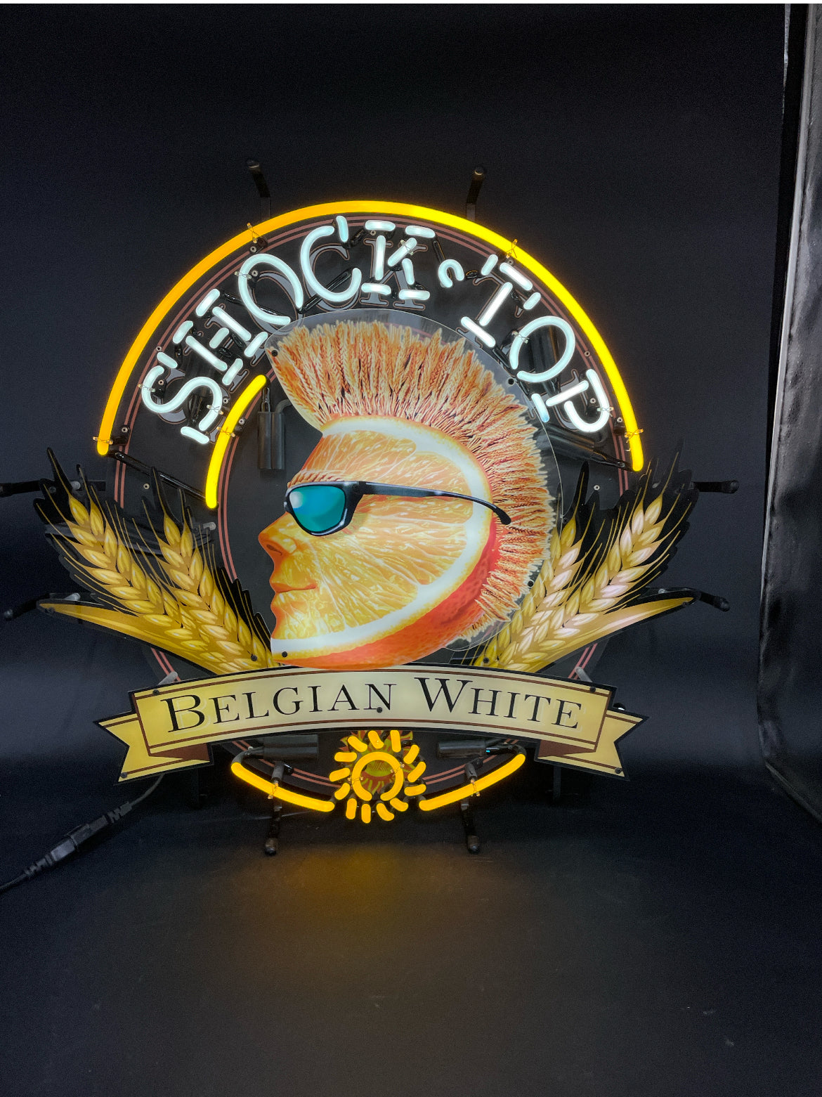 Shock Top Neon Sign Plastic Replacement Panel
