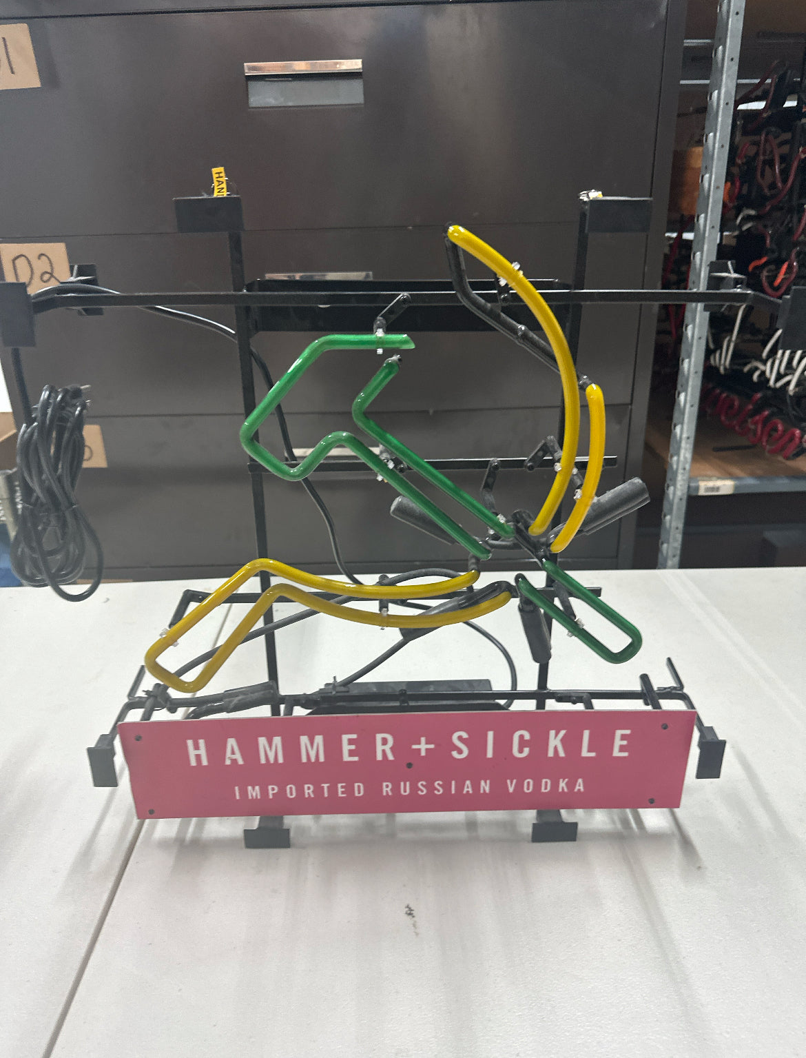 Back Light / Grid for Hammer + Sickle Vodka Replacement Tube - Neon Sign Part