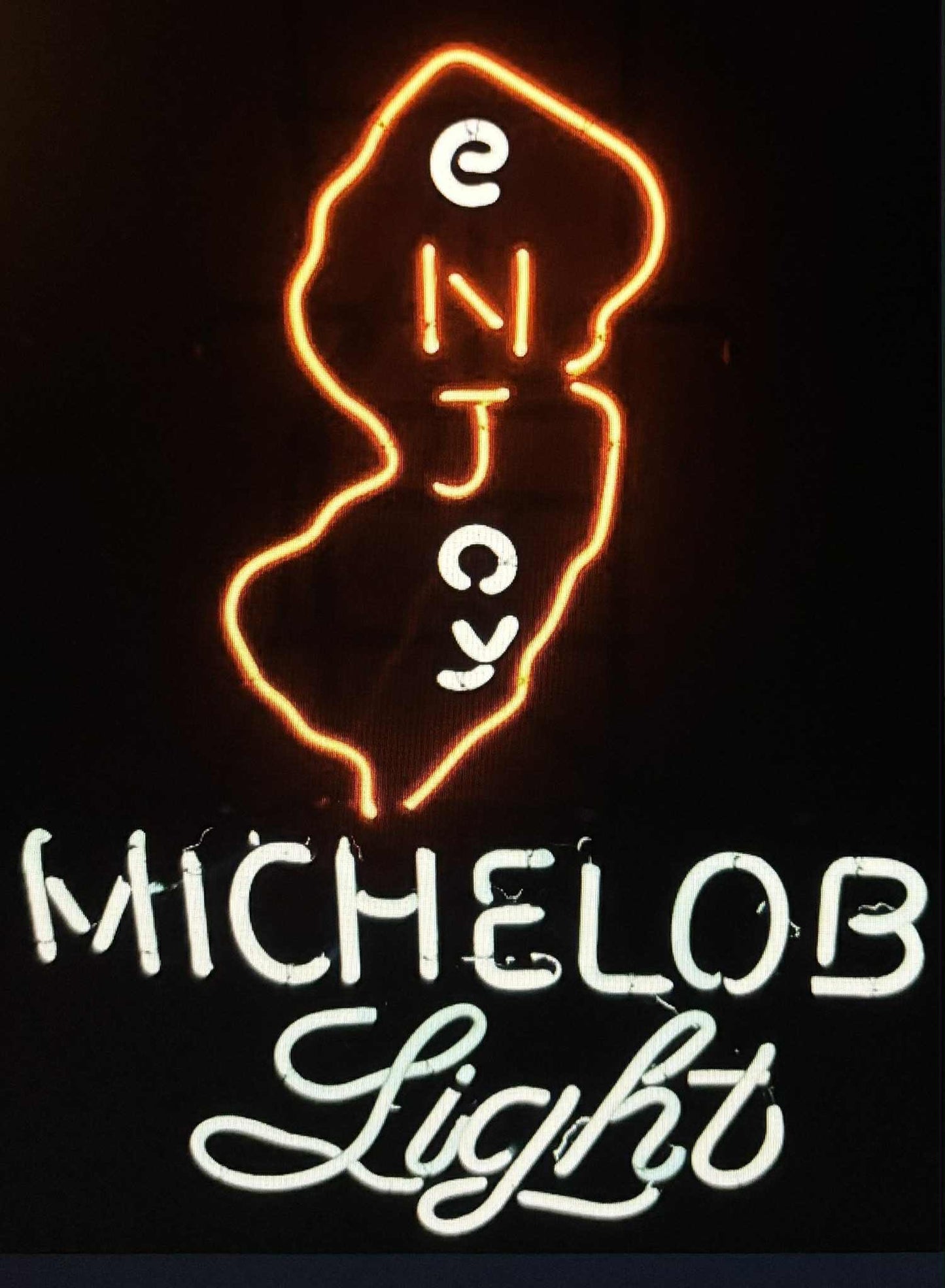 New Jersey State unit for Enjoy Michelob Light Replacement Tube - Neon Sign Part