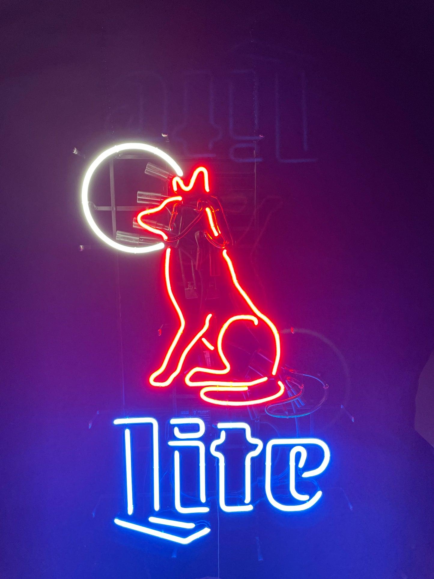 Nose Unit for Miller Lite Coyote Motion Replacement Tube - Neon Sign Part