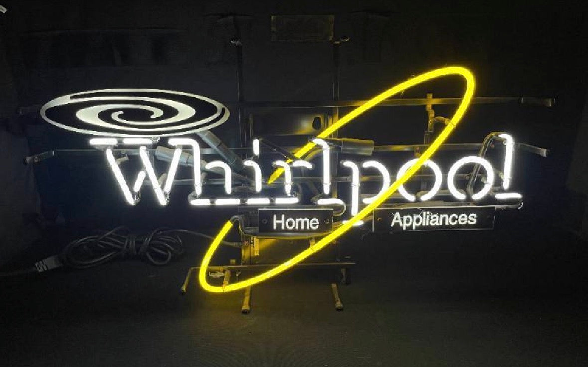 Whir Single Stroke Word unit with Grid for Whirlpool Replacement Tube - Neon Sign Part