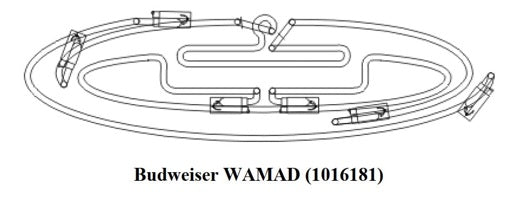Budweiser Oval Boarder & Backlight / Grid for Drink Responsibly Neon Sign Replacement Tube