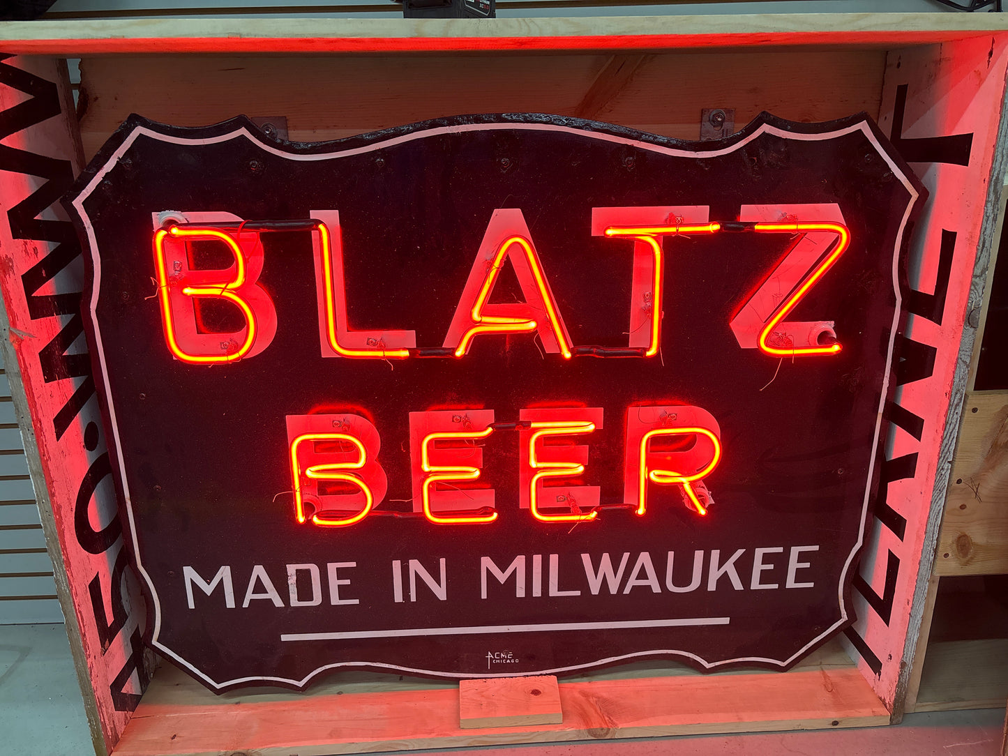Blatz Beer Neon Sign (Circa 1939)