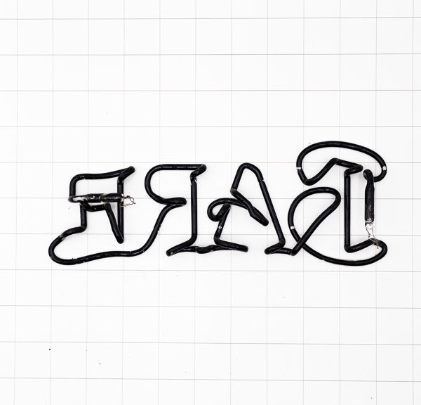 BARE Script Word Unit for Bare Knuckle Neon Sign Replacement Tube