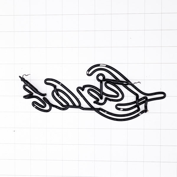 Light Script Word Unit for Michelob Neon Sign Replacement Tube Used