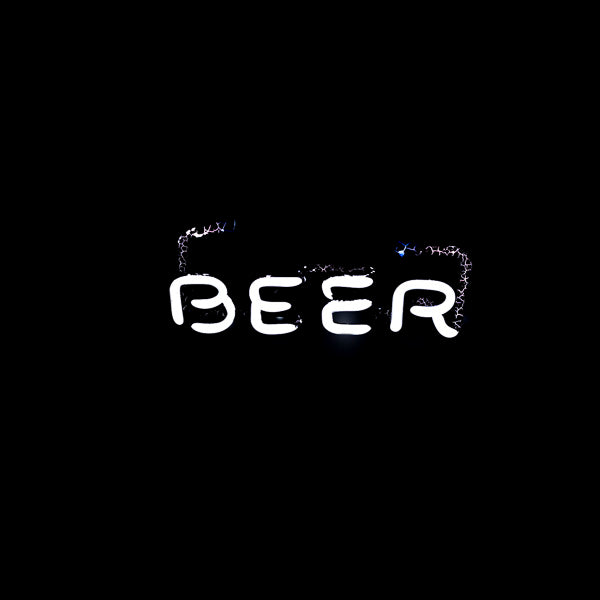BEER Single Stroke Word Unit Neon Sign Replacement Tube