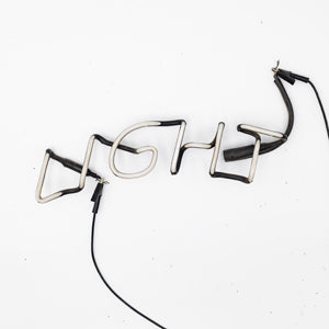 Light Single Stroke Word Unit Arched Up Neon Sign Replacement Tube