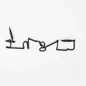 L I G H T Single Stroke Word Unit Stretched Replacement Tube - Neon Sign Part Used