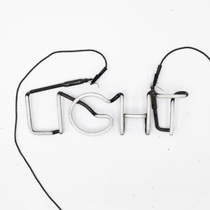 LIGHT Single Stroke Word Unit Neon Sign Replacement Tube