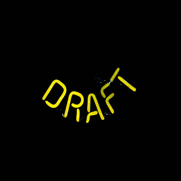 DRAFT Single Stroke Word Unit for Michelob Golden Draft Light Replacement Tube - Neon Sign Part Used
