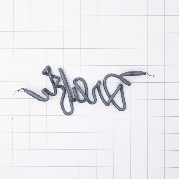 Draft Script Word Unit Neon Sign Replacement Tube