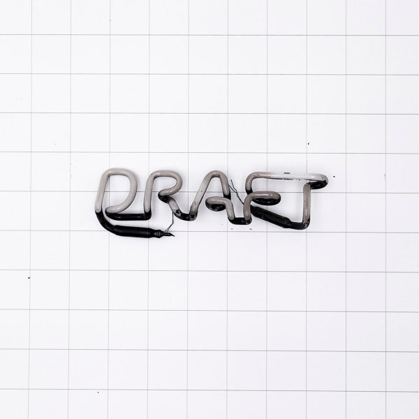 DRAFT Single Stroke Word Unit Neon Sign Replacement Tube
