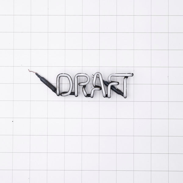 DRAFT Single Stroke Word Unit Neon Sign Replacement Tube