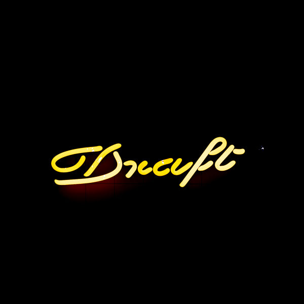Draft Script Word Unit Neon Sign Replacement Tube
