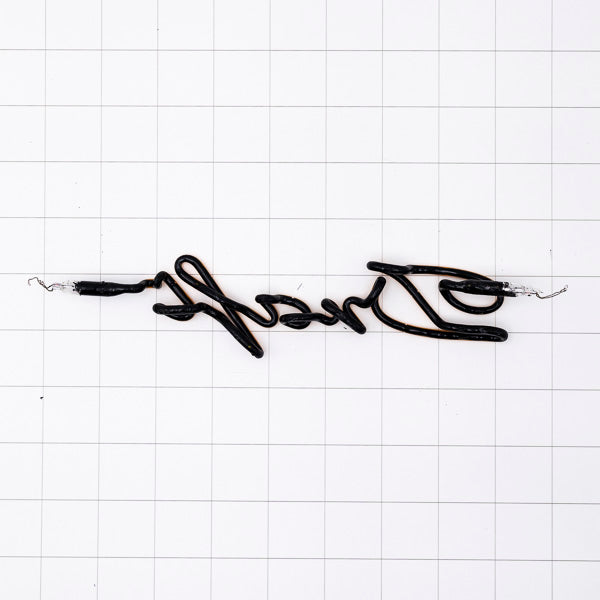Draft Script Word Unit Neon Sign Replacement Tube
