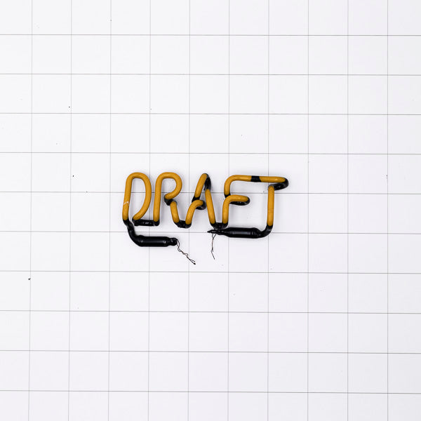 DRAFT Single Stroke Word Unit for MGD Keg man Neon Sign Replacement Tube