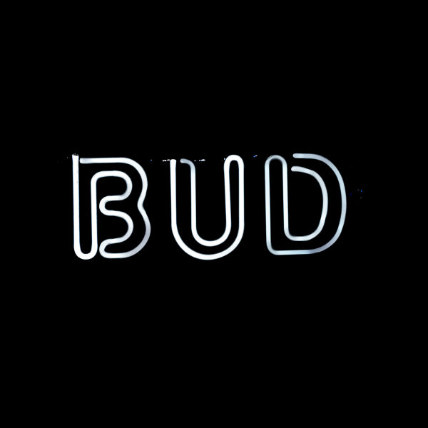 BUD Small Double Stroke word unit for Bud Light Neon Sign Replacement Tube