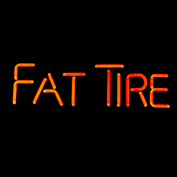 FAT TIRE Single Stroke Word Unit Neon Sign Replacement Tube