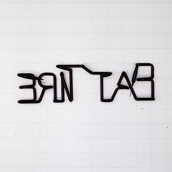 FAT TIRE Single Stroke Word Unit Neon Sign Replacement Tube