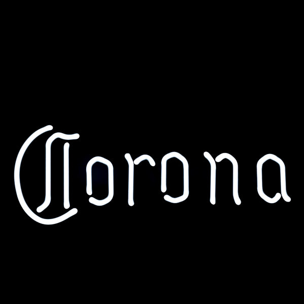 Corona Single Stroke Word Unit for tin sign Neon Sign Replacement Tube