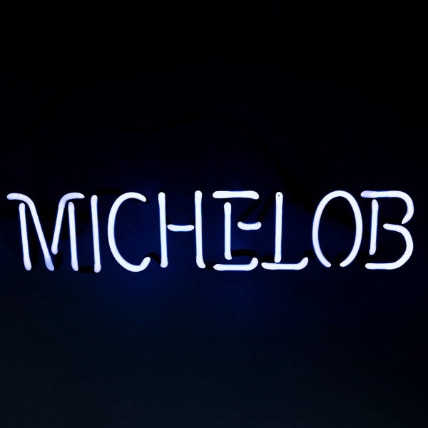 MICHELOB Single Stroke Blue Word Unit for Golden Draft Neon Sign Replacement Tube