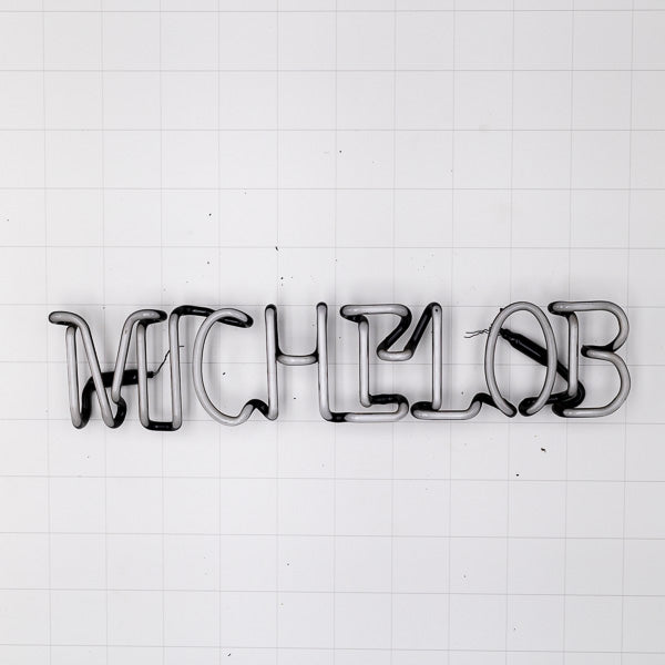 MICHELOB Single Stroke Blue Word Unit for Golden Draft Neon Sign Replacement Tube