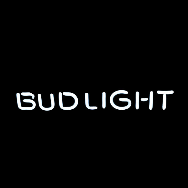 BUD LIGHT Single Stroke Word Unit for Spuds Neon Sign Replacement Tube