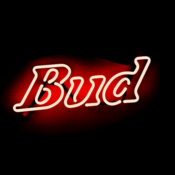 Bud Red Double Stroke Word unit Neon Sign Replacement Tube