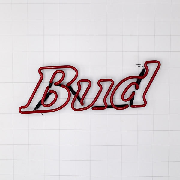 Bud Red Double Stroke Word unit Neon Sign Replacement Tube