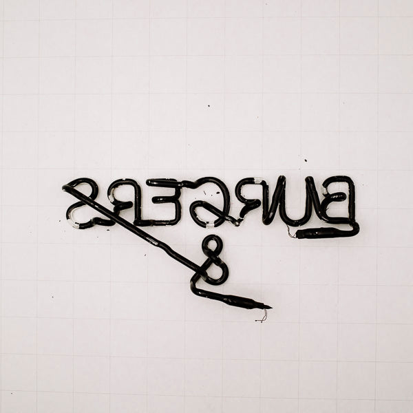 Burgers & Single Stroke Word Unit Neon Sign Replacement Tube