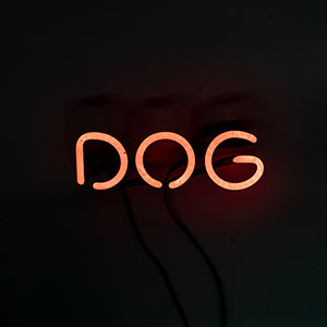Dog Single Stroke Word Unit for Red Dog Neon Sign Replacement Tube