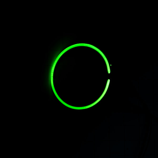 Budweiser 8 1/2” Green Circle Ring Neon Sign Replacement Tube