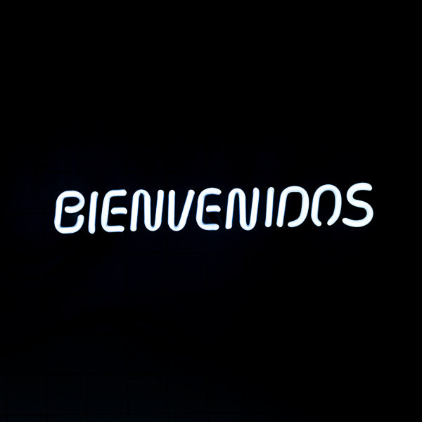 BIENVENIDOS Single Stroke Word Unit Neon Sign Replacement Tube