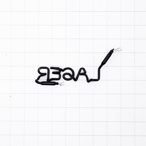 LAGER Single Stroke Word Unit Neon Sign Replacement Tube