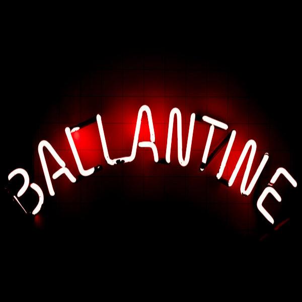 BALLANTINE Single Stroke Word Unit Original Arched tube Neon Sign Replacement Tube