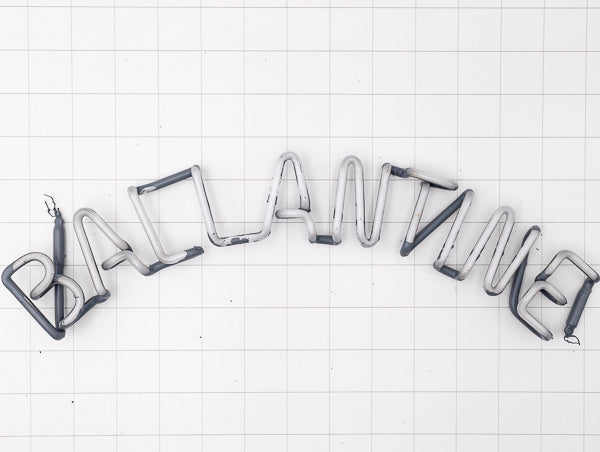 BALLANTINE Single Stroke Word Unit Original Arched tube Neon Sign Replacement Tube