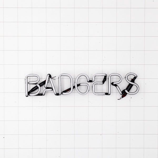 BADGERS Single Stroke Word Unit for Wisconsin Badgers Neon Sign Replacement Tube