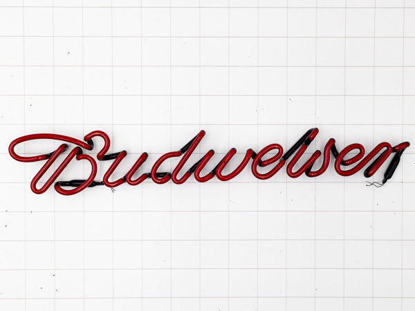 Budweiser Script Word Unit Neon Sign Replacement Tube - Medium
