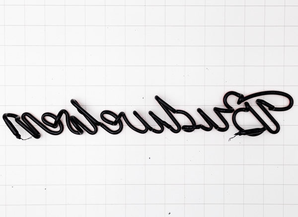 Budweiser Script Word Unit Neon Sign Replacement Tube - Large