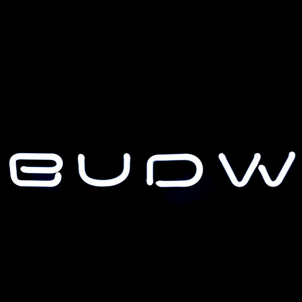 BUDW Single Stroke Word Unit for Budwesier Neon Sign Replacement Tube