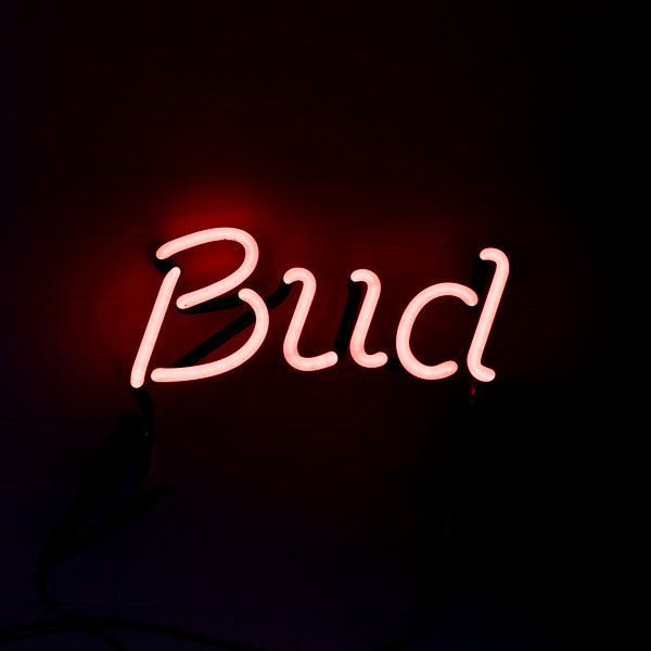 Single Stroke Red Bud for Budweiser Neon Sign Replacement Tube