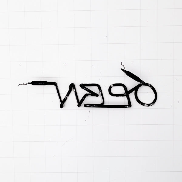OPEN Slanted Neon Sign Replacement Tube Used