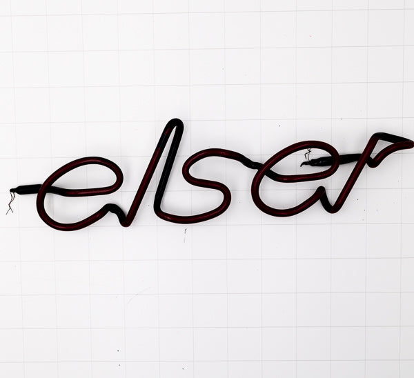 eiser Script Word Unit for Budweiser Neon Sign Replacement Tube