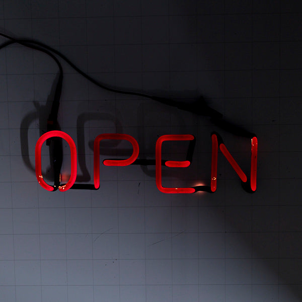 OPEN Neon Sign Replacement Tube