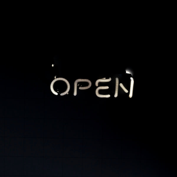 OPEN Neon Sign Replacement Tube Used
