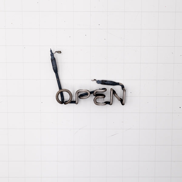 OPEN Neon Sign Replacement Tube Used