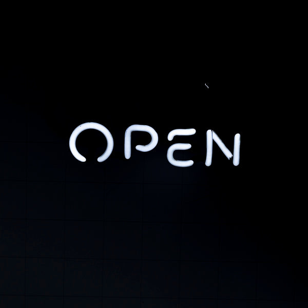 OPEN Neon Sign Replacement Tube Used