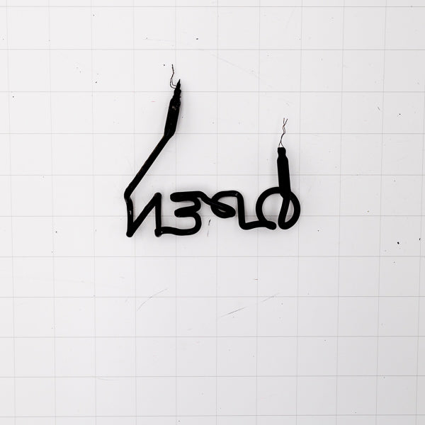OPEN Neon Sign Replacement Tube Used