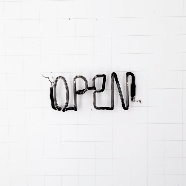 OPEN Red Neon Neon Sign Replacement Tube